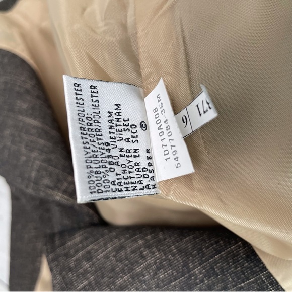 🍁 LeSuit Blazer Jacket Coat Lined sz 6 - Picture 6 of 7